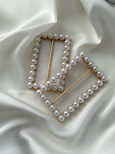 Пряжка жемчуг 48 мм.