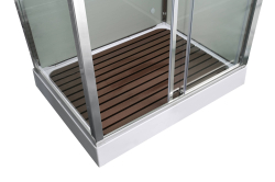 Душевая кабина AvaCan (АваКан) Z2912LED с низким поддоном, с ГМ, с электрикой и LED подсветкой, 120х90х220