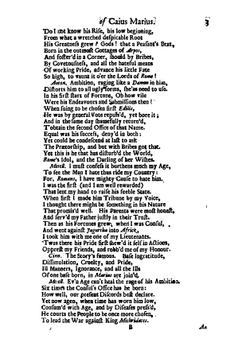 The History and Fall of Caius Marius. A tragedy | Thomas Otway