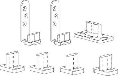 SLIDING SET TELESCOP 3, дополнительный набор для телескопического открывания трех створок