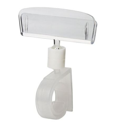 Ценникодержатели "улитка" ROLL-CLIP-L на ножке, комплект 10 шт., 290988