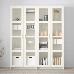 Шкаф с 4 дверями - IKEA BRIMNES/БРИМНЭС/БРИМНЕС ИКЕА, 160х35х190 см, белый,