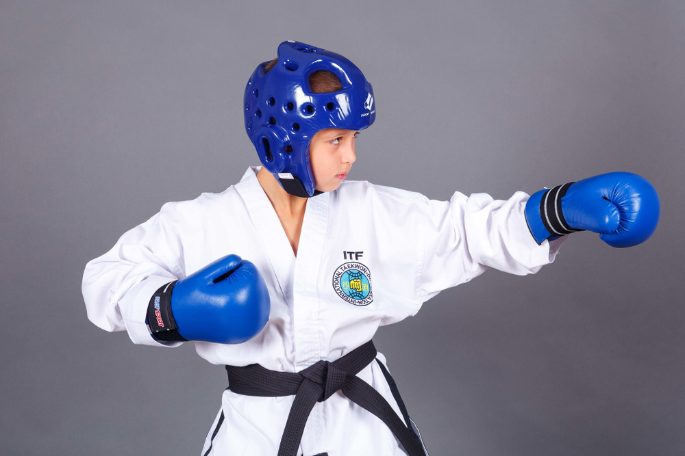 Перчатки ITF, GTF защитные ProfSport синие