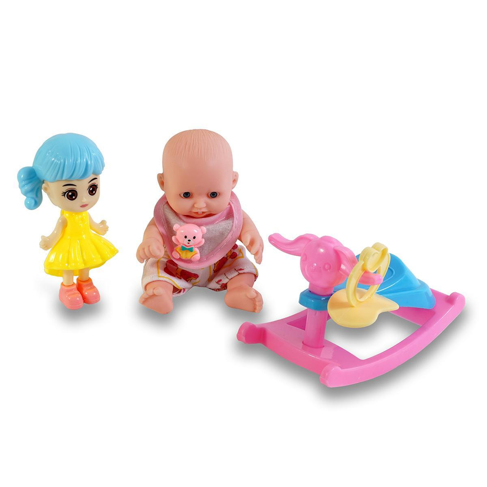 Пупс с аксесс., пакет 0812-205