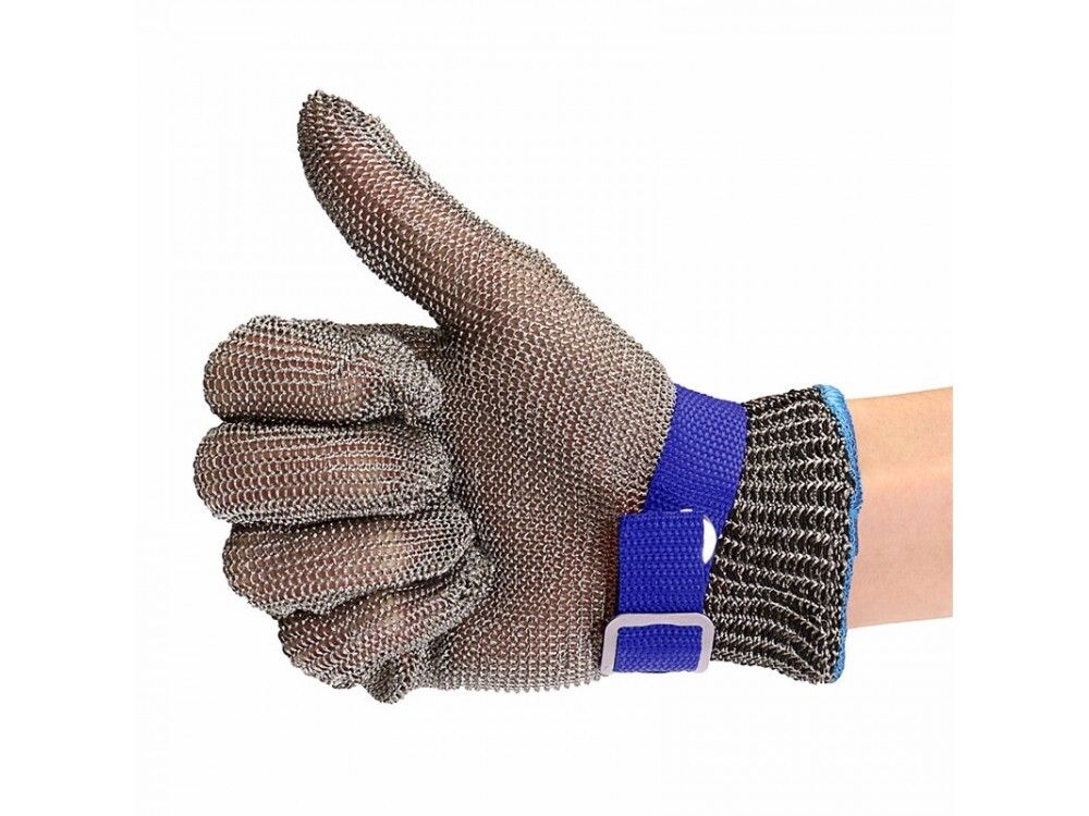 Перчатка кольчужная пятипалая, размер XL (Китай)