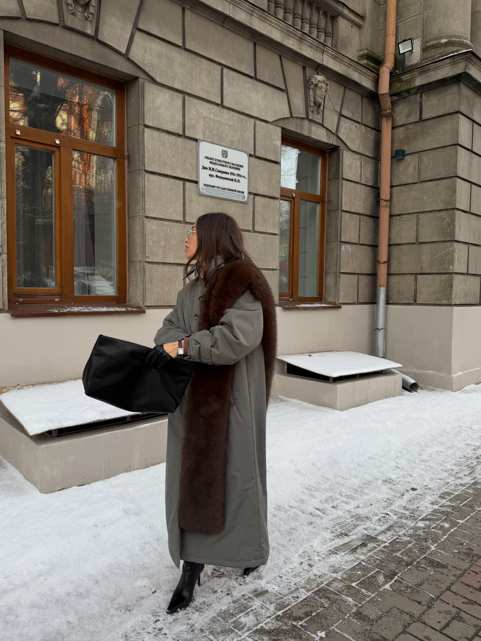 Шарф SHARF BIRDY | Коричневый