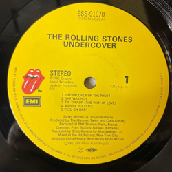Винтажная виниловая пластинка LP The Rolling Stones Undercover (Japan 1983) (Obi) Too Much Blood