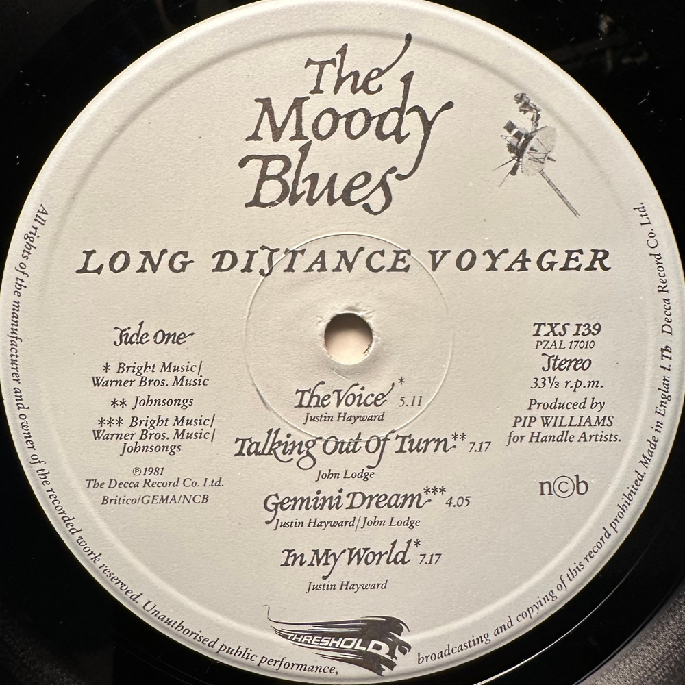 The Moody Blues - Long Distance Voyager (Скандинавия 1981г.)