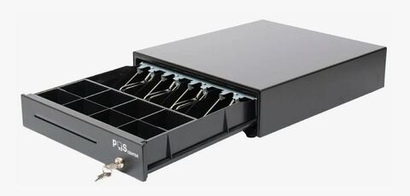 Денежный ящик POScenter 13EМ 330x335x90, механический, PUSH, черный