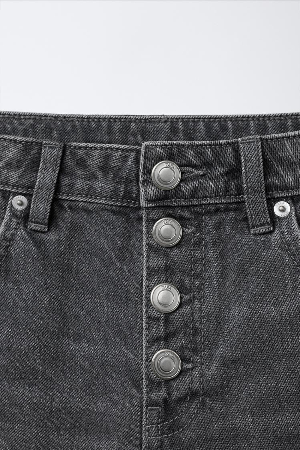 ZARA ДЖИНСЫ КЛЕШ, ЧЕРНЫЙ