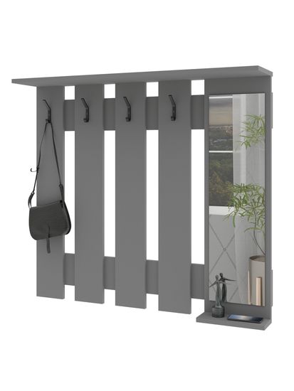 Вешалка ДЕПО с зеркалом /1000*900*200/ маренго / маренго