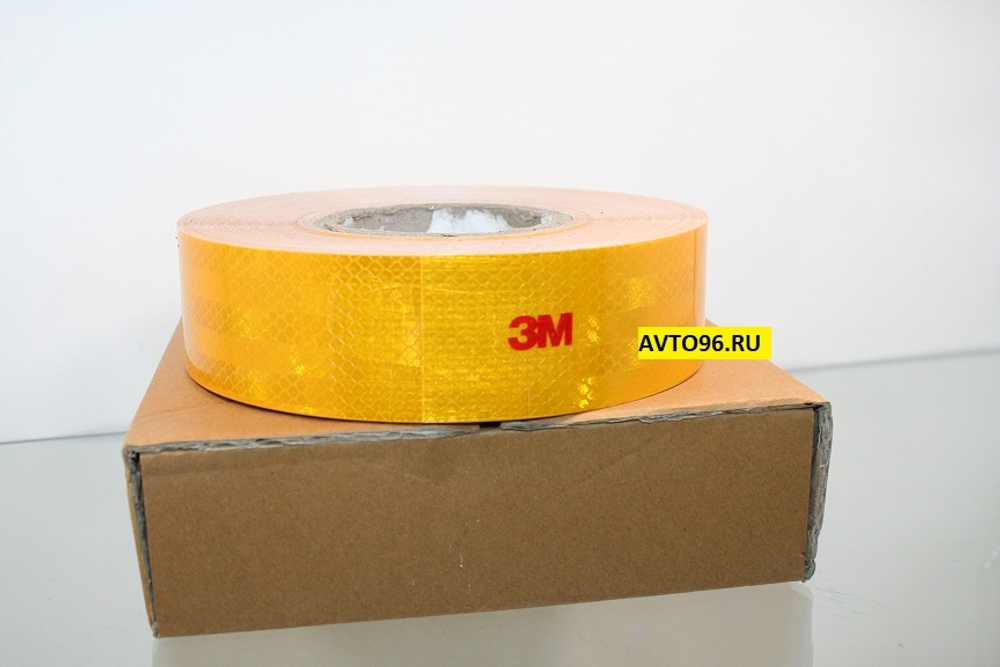 Лента (желтая) для контурной маркировки 3М ™ жестких бортов: Желтая(1.2кг, 19.5х19.5х6см)