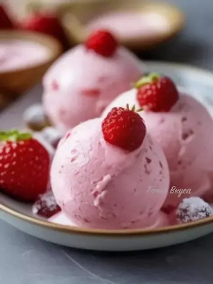 Мороженое  "Пломбибон" клубничное с клуб. джемом 2,5кг