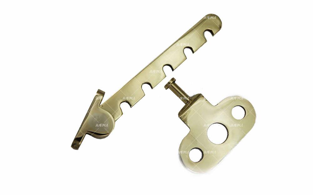 Стопор окна латунный