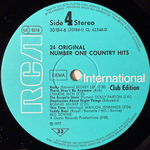 Сборник 24 Original Number One Country Hits 2LP (Германия 1983г.)