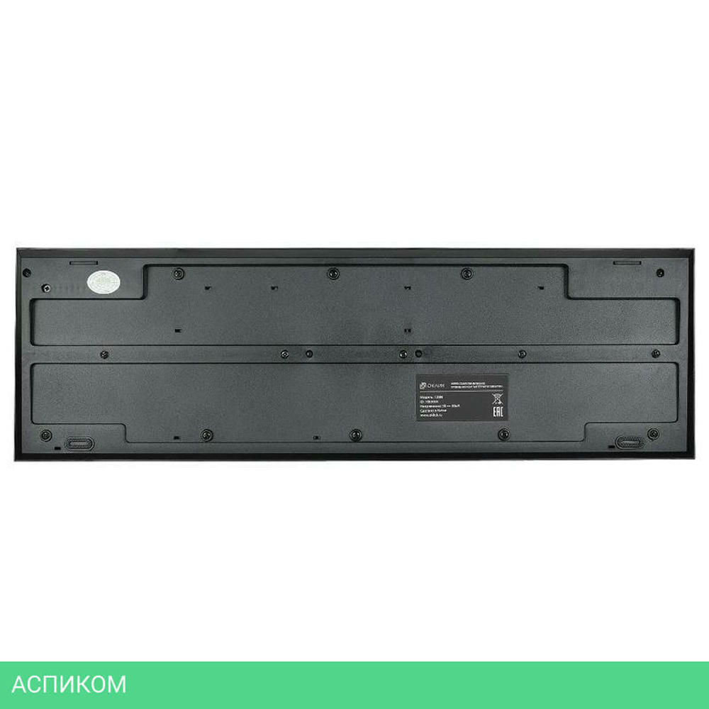 Клавиатура Oklick 120M USB черный