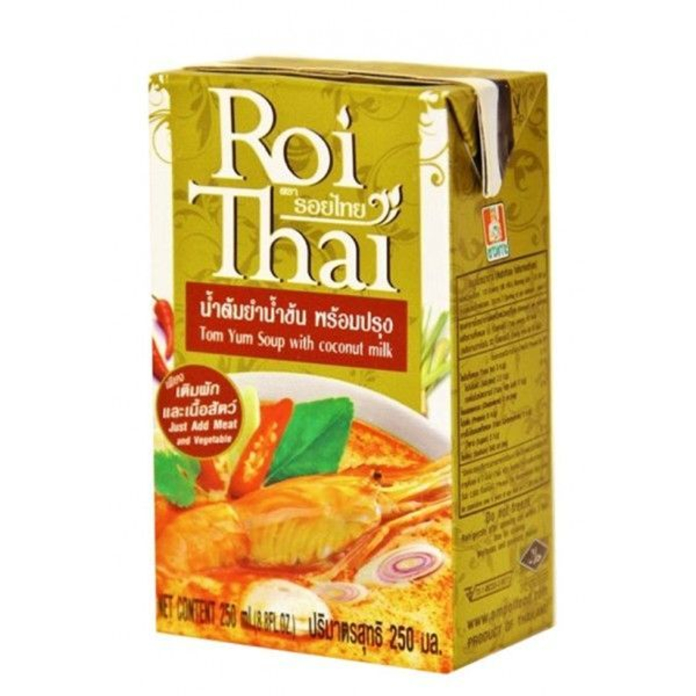 Суп Том Ям с кокосовым молоком Roi Thai,Tom Yum Soup with coconut milk, 250 мл