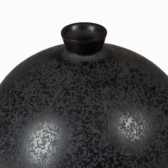 Ваза Noir высота 36 см, черная