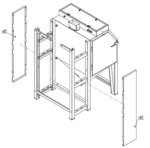 Панель боковая для cab-135, артикул 81000110