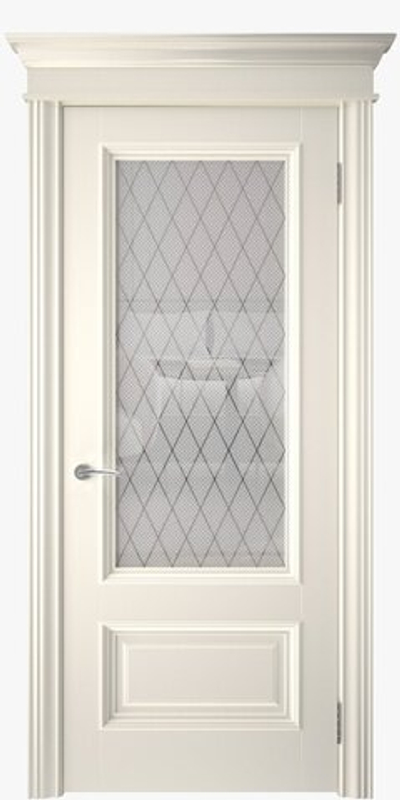 Межкомнатная дверь Артгамма "Marokko 2 филенки" светло-серая