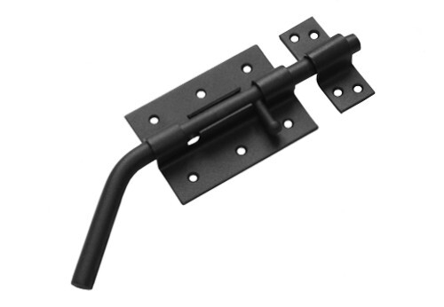 Засов гаражный Домарт ЗГ-100 черный d-13мм / 9675