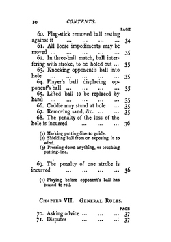 The rules of golf | Norman Lockyer; W. Rutherford