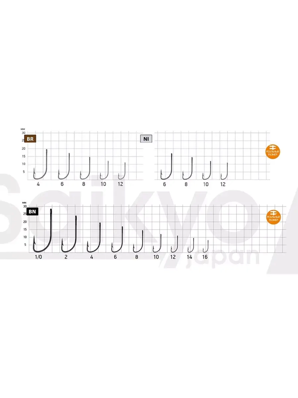 Крючки для рыбалки Saikyo KH-11004 Crystal BR