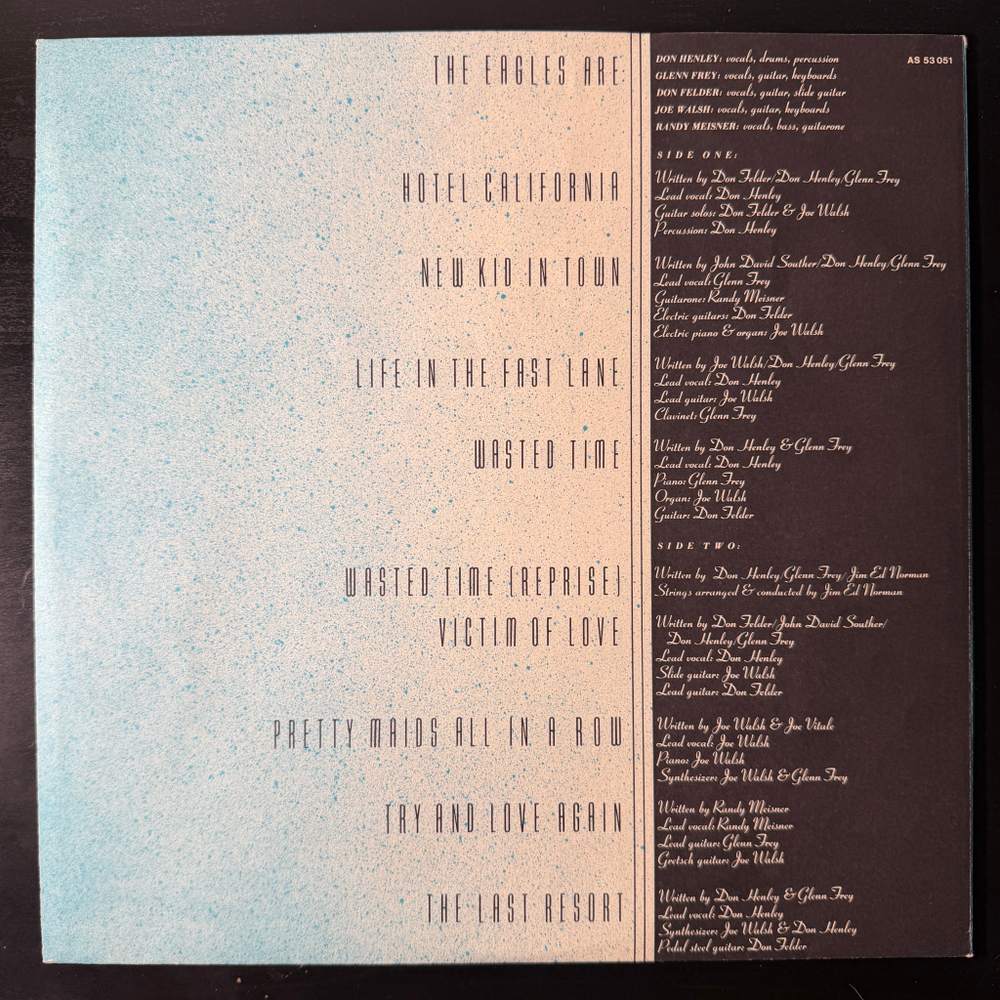 Eagles - Hotel California (Германия 1976г.)