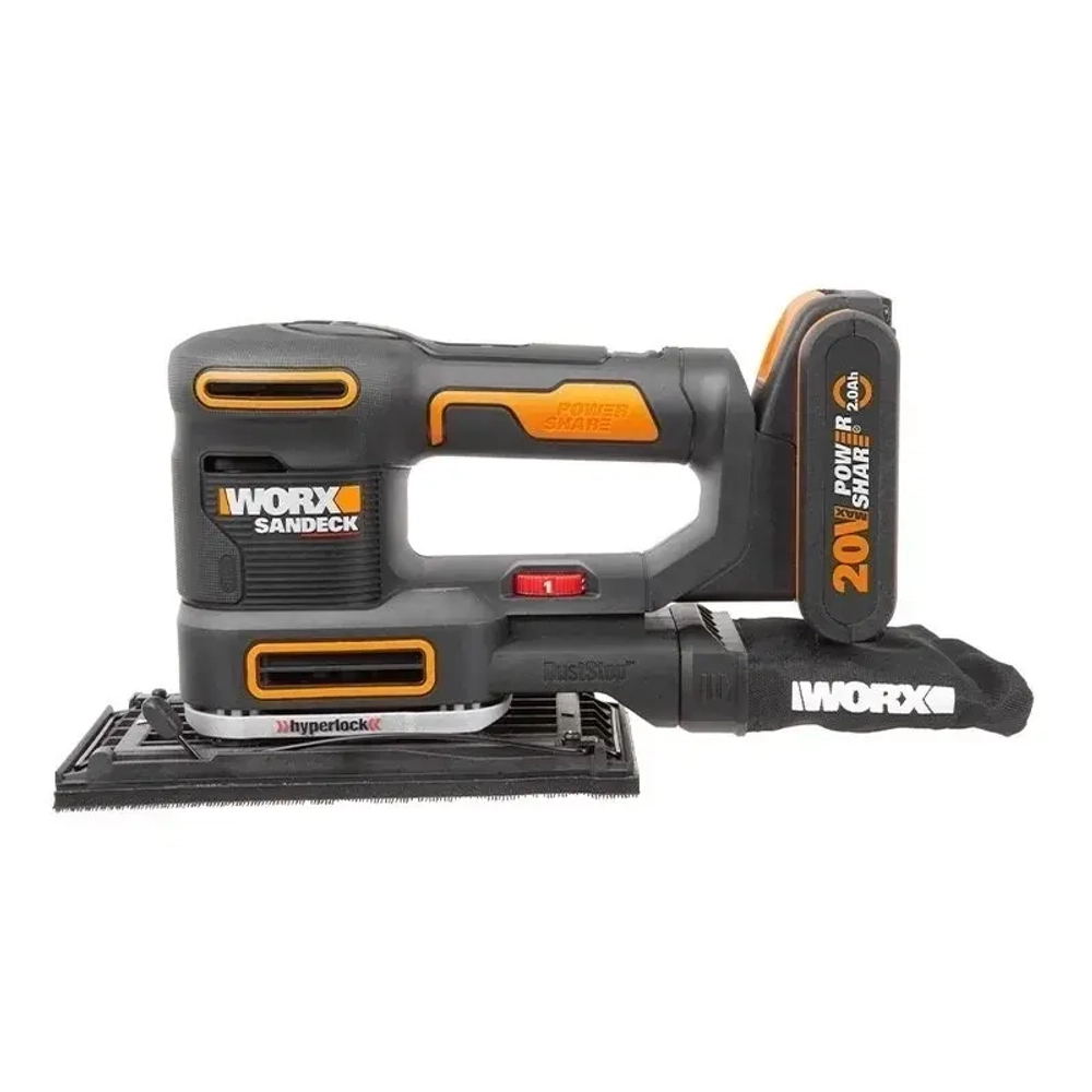 Аккумуляторная виброшлифмашина WORX WX820