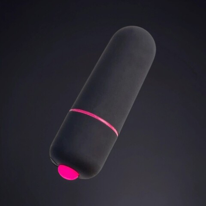 Черная вибропуля A-Toys Alli - 5,5 см.