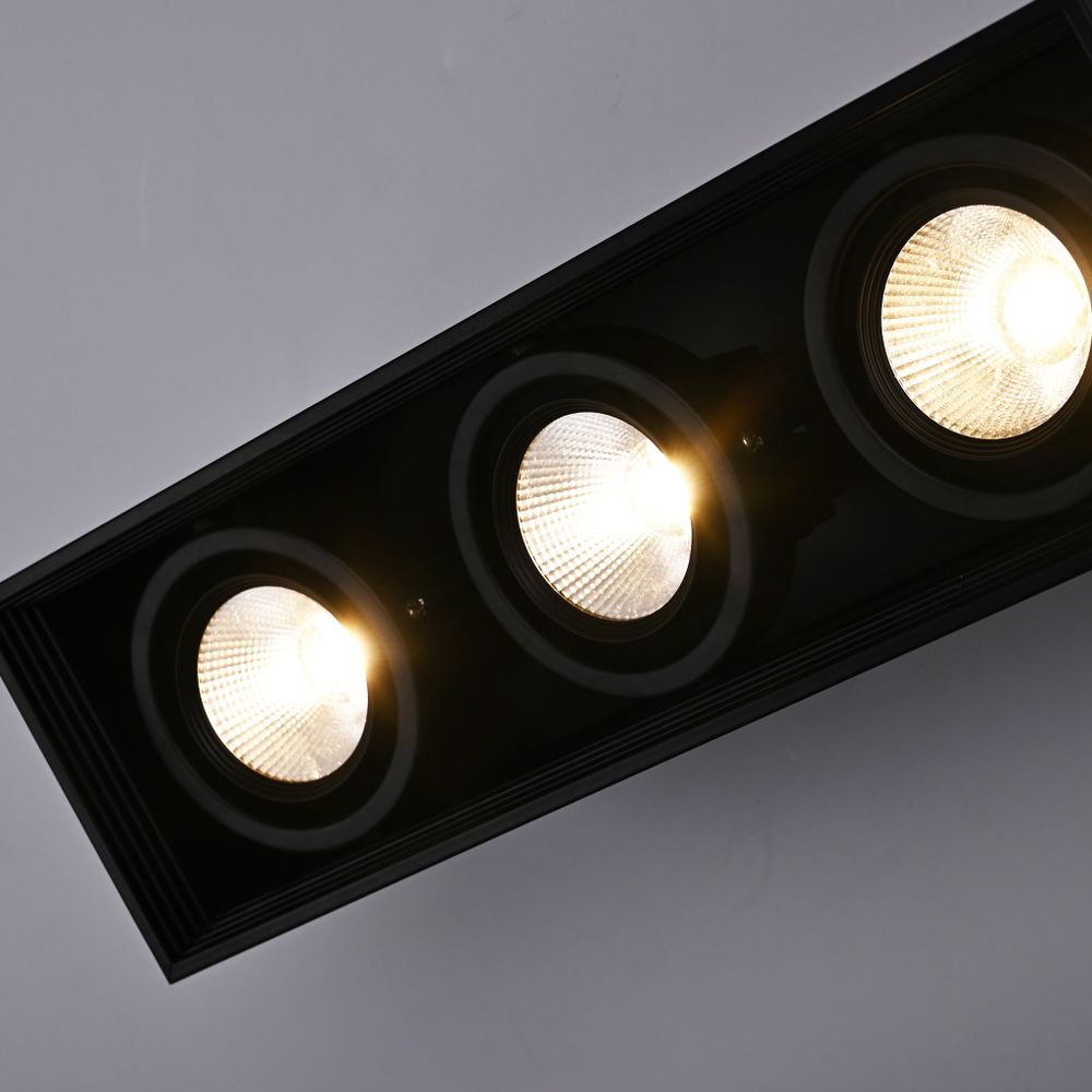 Встраиваемый Светодиодный Светильник Lumo L3 Black 4000 By Imperiumloft