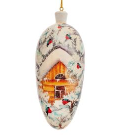 РД- 10/ 3 Елоченая игрушка «Влюбленные» художественная роспись