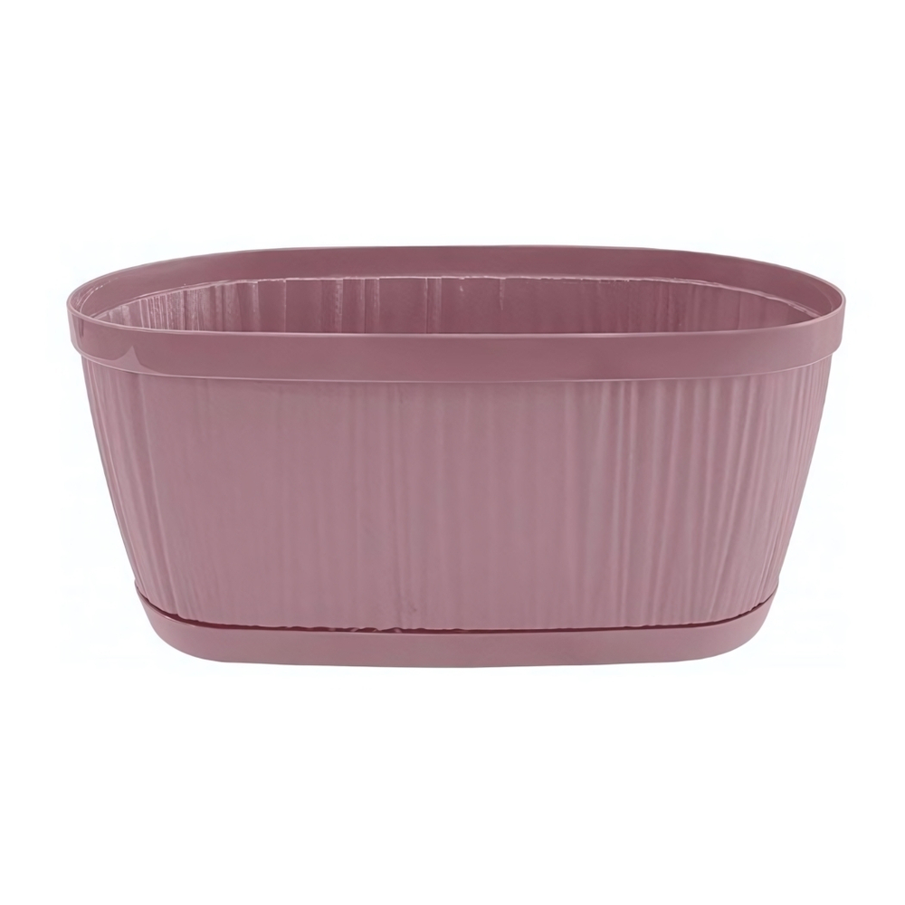 Горшок для цветов InGreen BARCELONA 2,7л, 275х145мм овальный Морозная слива