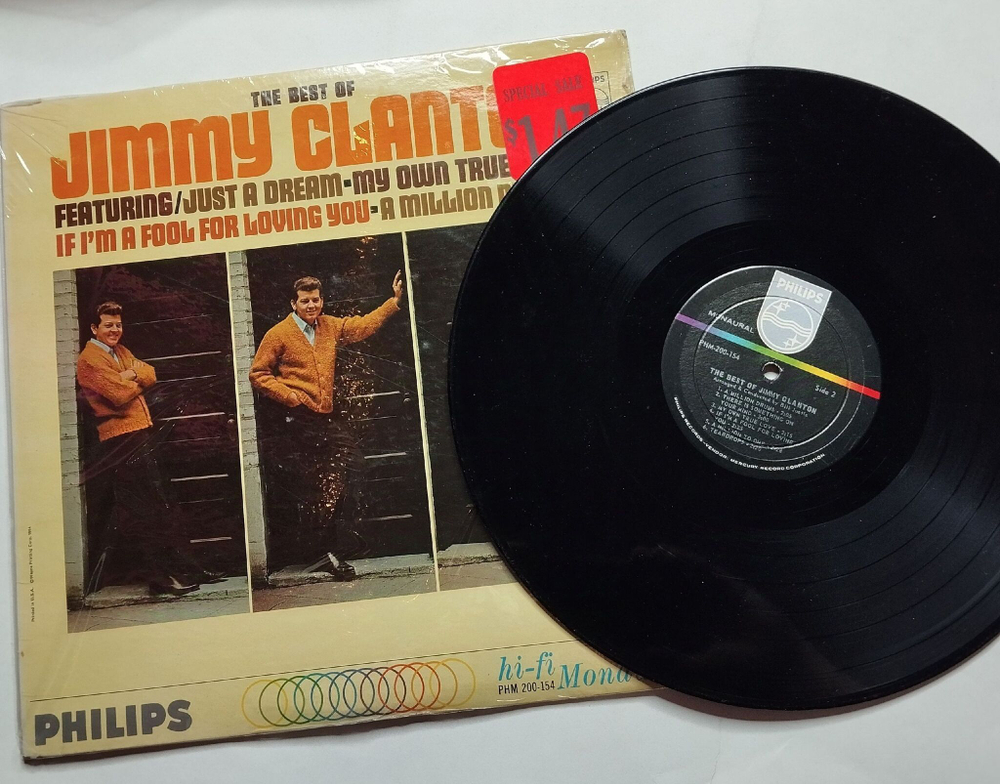Винтажная виниловая пластинка LP The Best Of Jimmy Clanton (USA 1964)