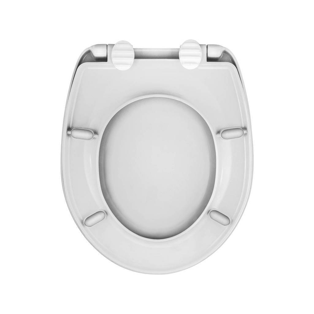 Сиденье д/унитаза  WAVE W-S-2pp полипропилен БЕЛЫЙ глянец (Бореаль,Сенатор) 08