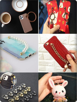 Заклепки круглые, плоские 8мм на винте для декора одежды.