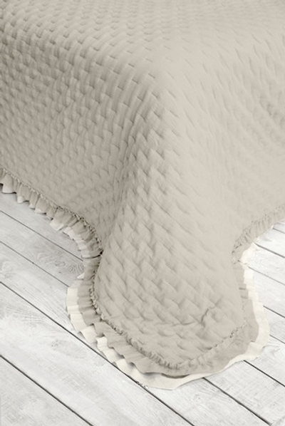 Покрывало 1-спальное с рюшами "Рошель" в ассортименте 180x250см