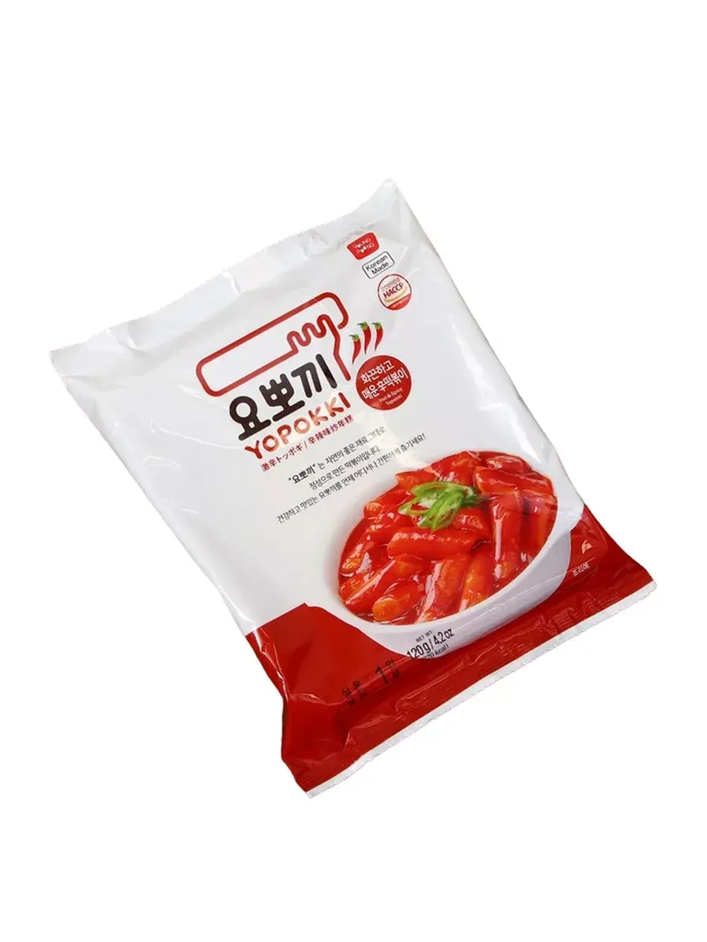 Рисовые клецки токпокки в пряно-остром соусе 120 г * 2 шт