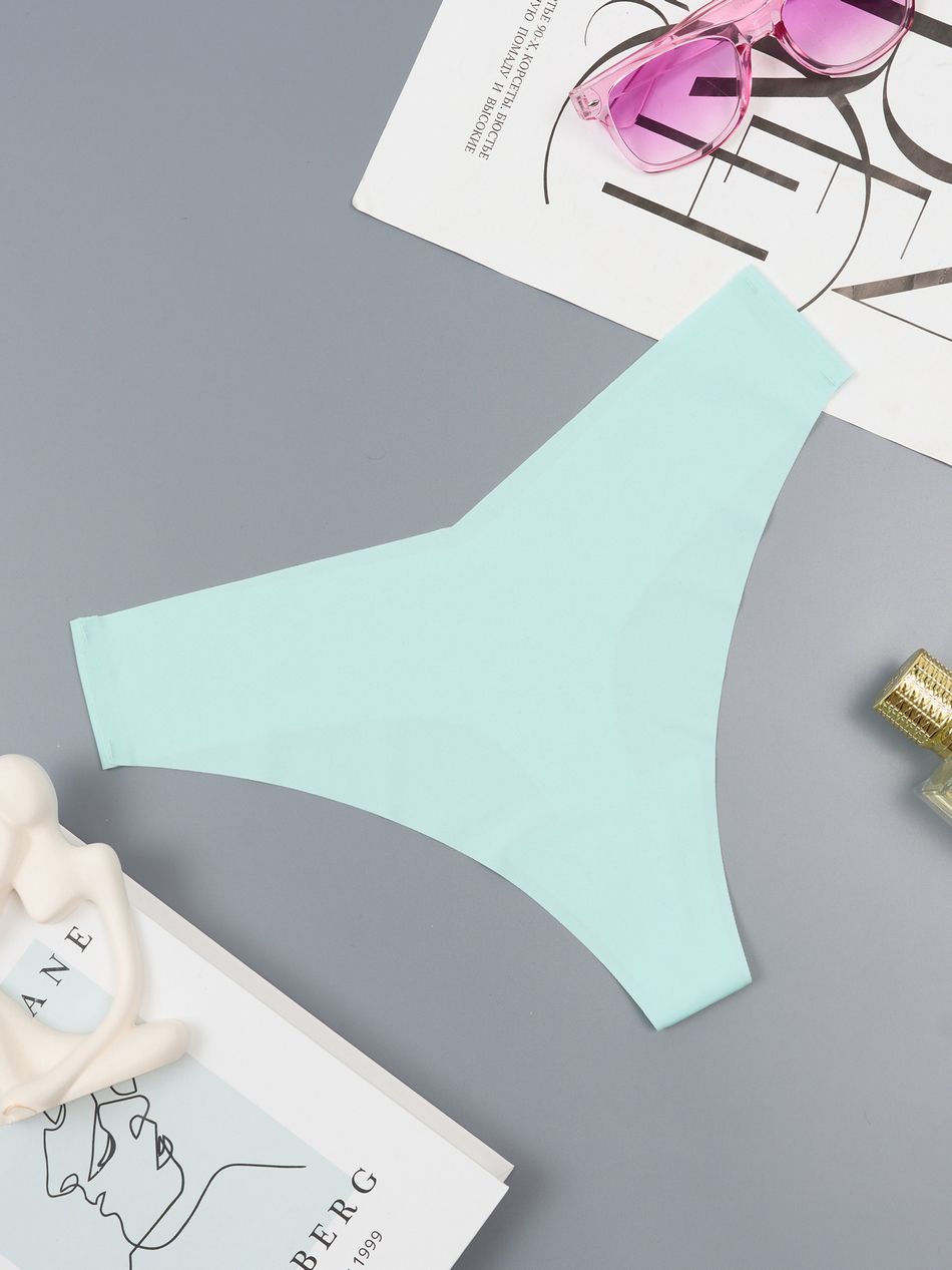 Стринги бесшовные цвет Бирюза, размер S