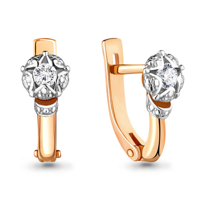 942286к Серьги из Золота с бриллиантами