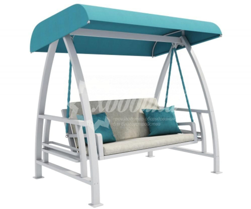 Качели садово-парковые «Бодрум» с навесом