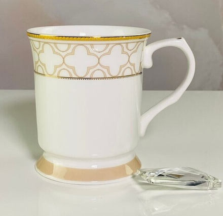 Lenardi 145-488 Кружка 350 мл ЖОЗЕФИНА в под.уп.(х36)Костяной фарфор