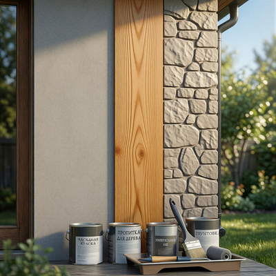 Фасады и улица