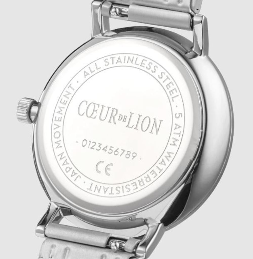 Часы Coeur de Lion Mother-Of-Pearl Silver 7610/70-1725 цвет черный, серый, серебряный