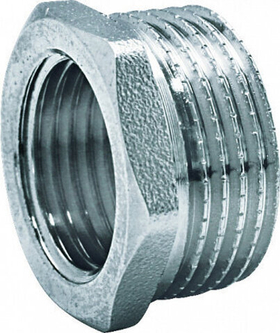 Футорка никелированная внутренняя / наружная резьба Euros 1/2* х 3/8*