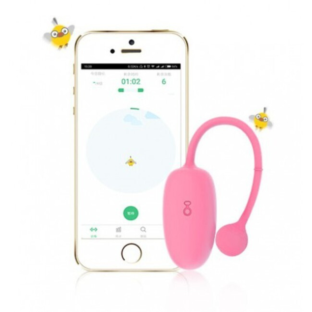 Розовый тренажер Кегеля Magic Kegel Coach (синхронизируется со смартфоном) (Цвет: розовый)