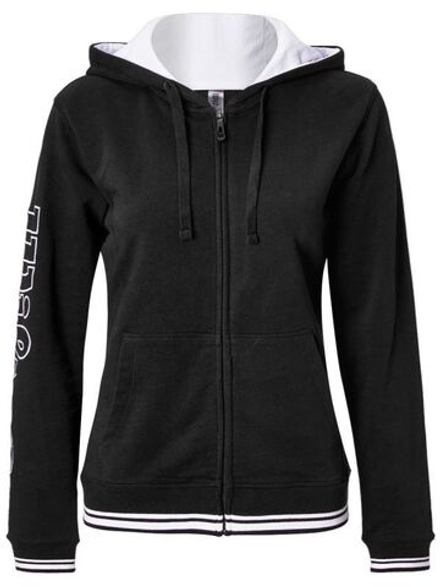 Женская теннисная куртка Wilson Team II FZ Hoody W - black