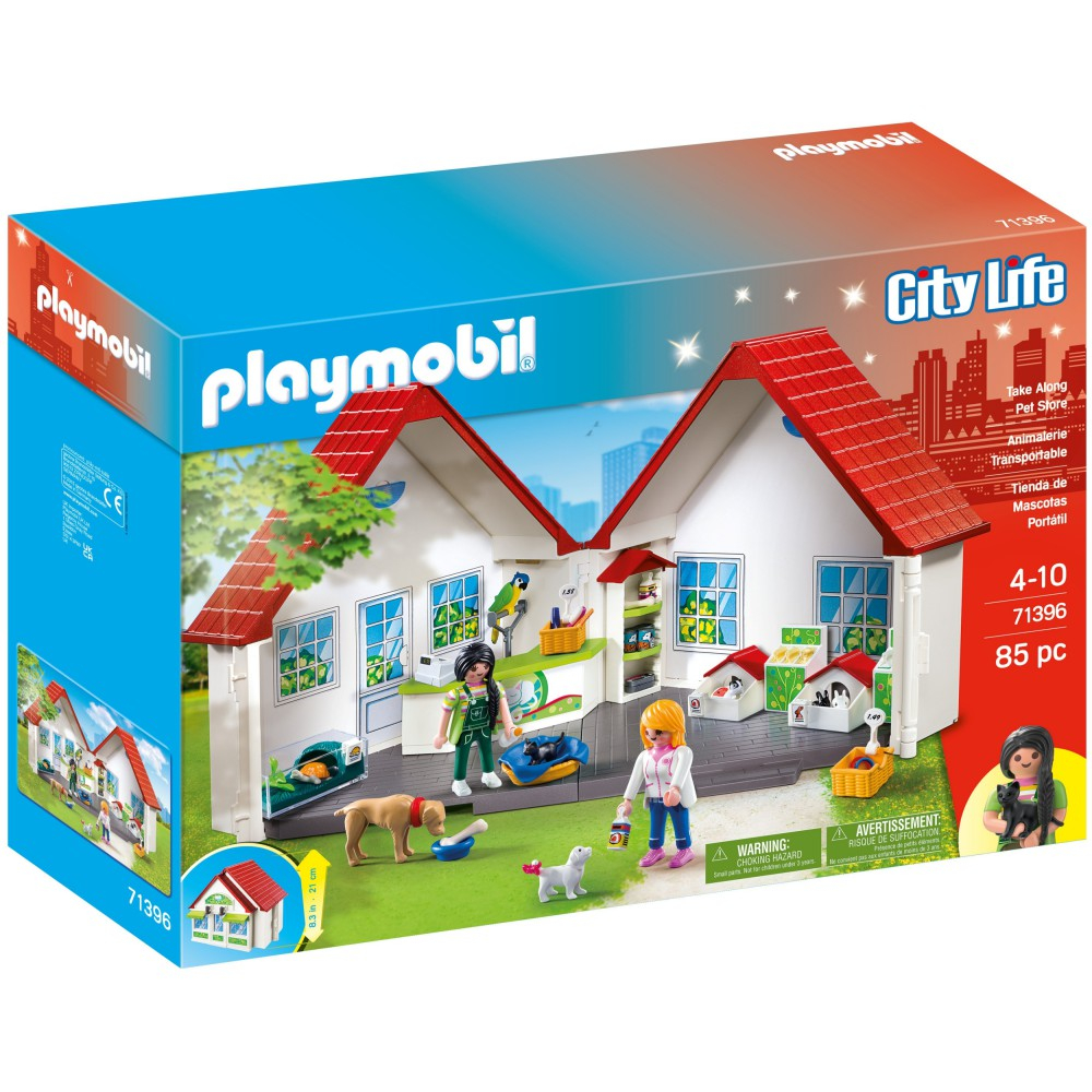 Playmobil - City Life Переносной зоомагазин 71396