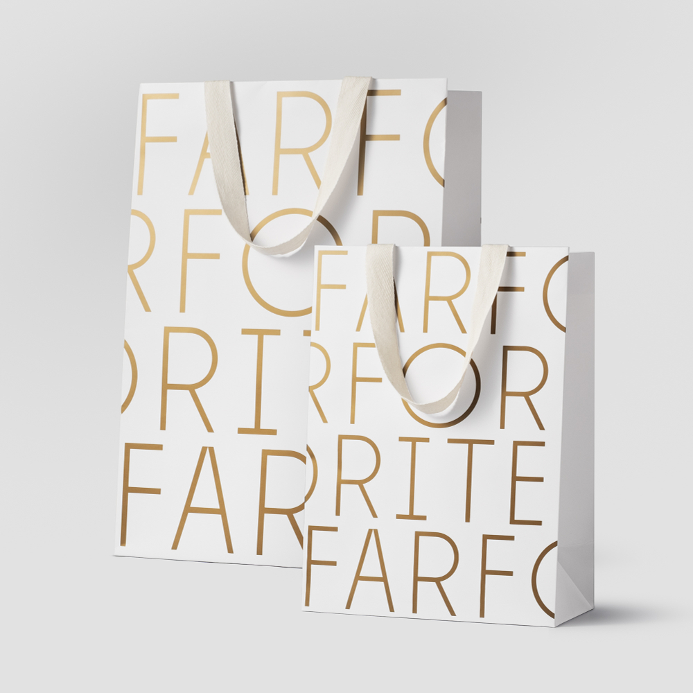 Пакет фирменный подарочный Farforite «Малый»