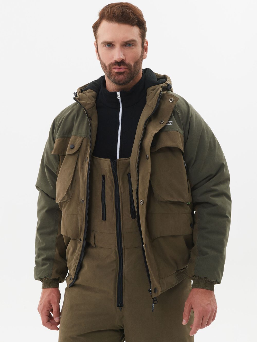 Костюм демисезонный Таймень ткань Исландия цвет Хаки